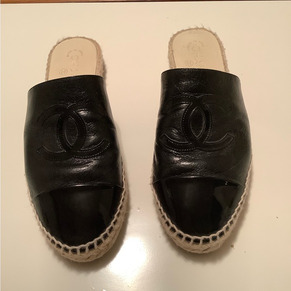 XX SOLD XXChanel espadrille slides - Picture 1 of 11